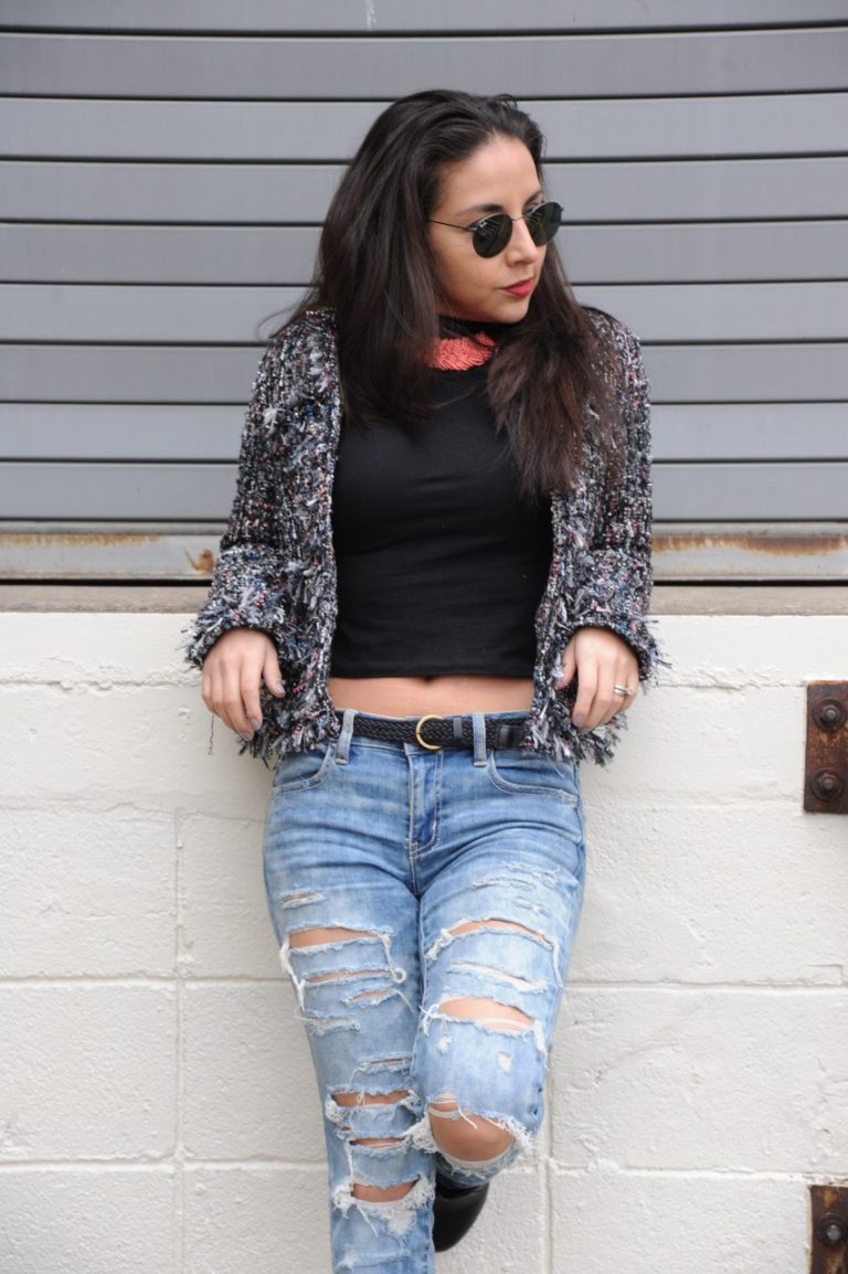 Fringe Jacket Blazer... Belu Barriga